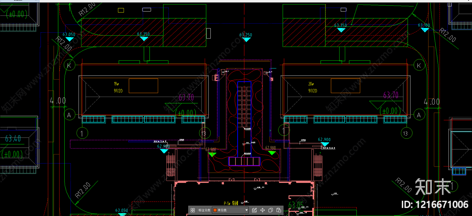 示范区景观施工图下载【ID:1216671006】