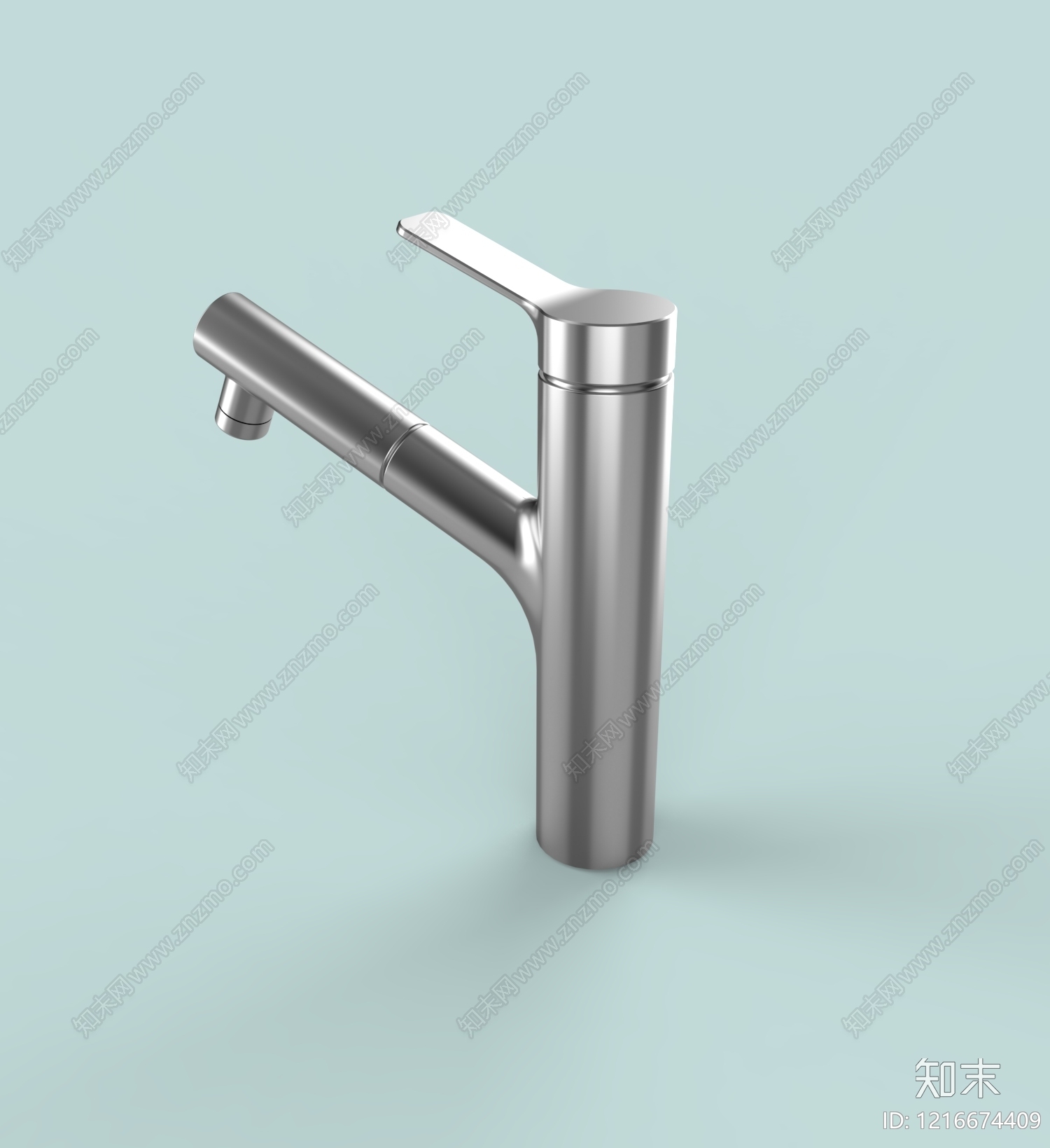 现代水龙头SU模型下载【ID:1216674409】