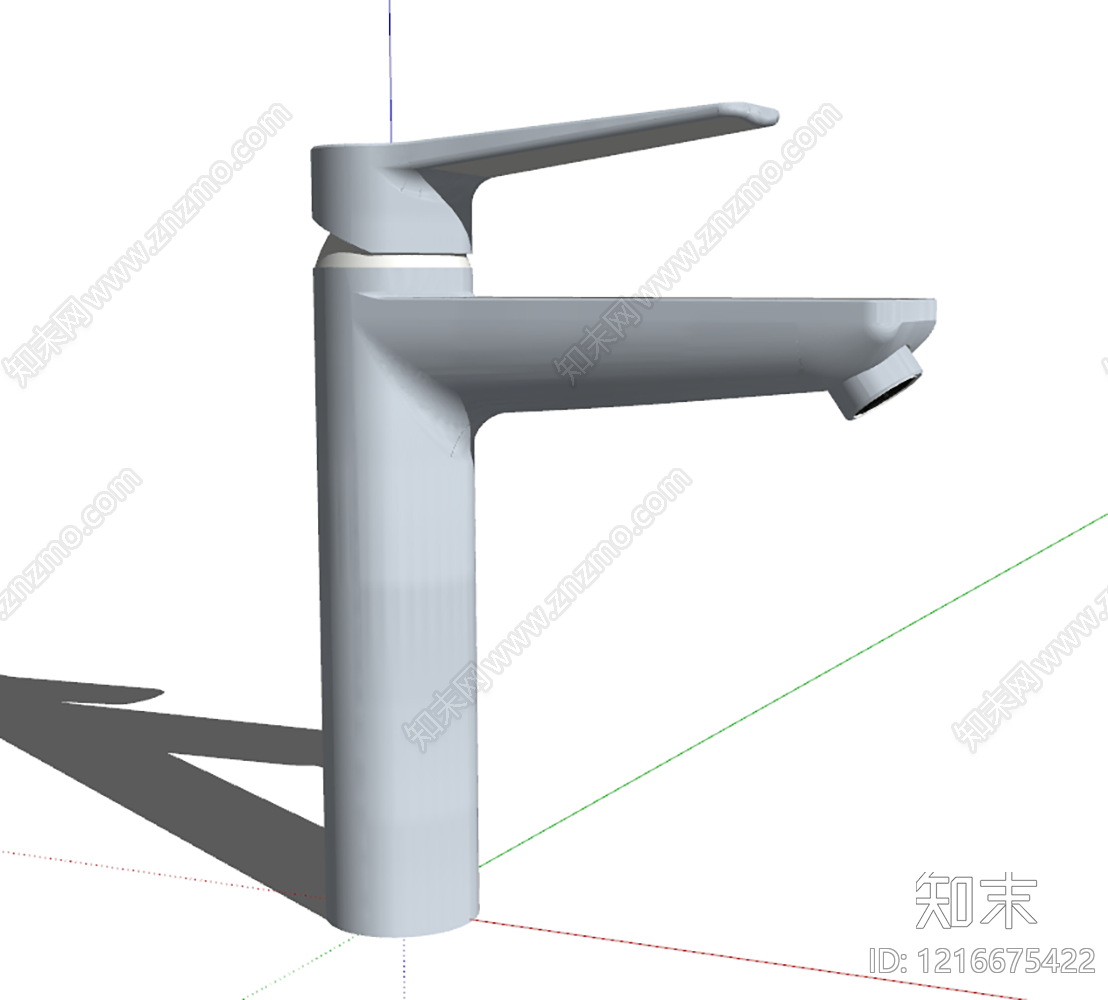 现代水龙头SU模型下载【ID:1216675422】