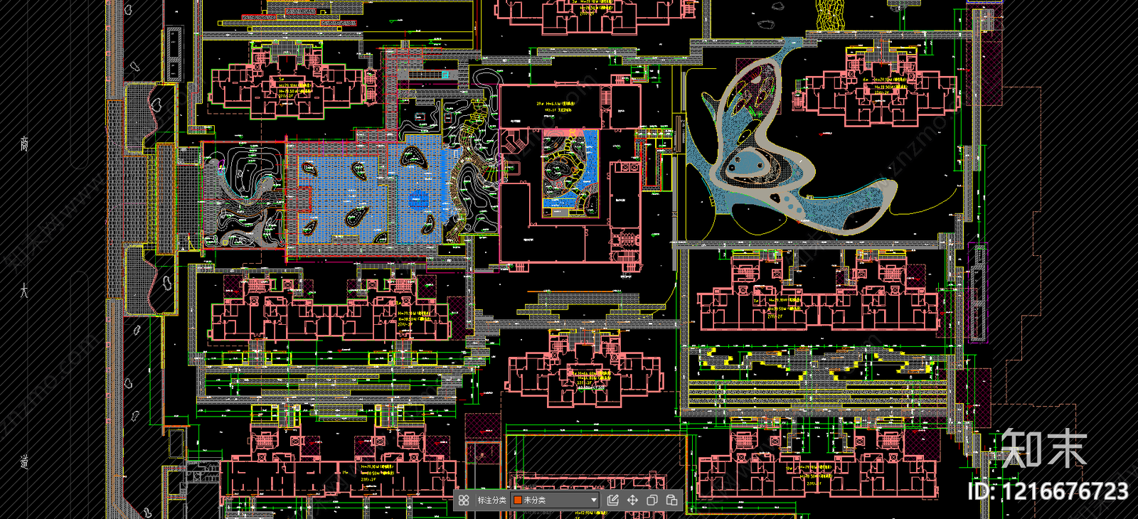 小区主入口施工图下载【ID:1216676723】