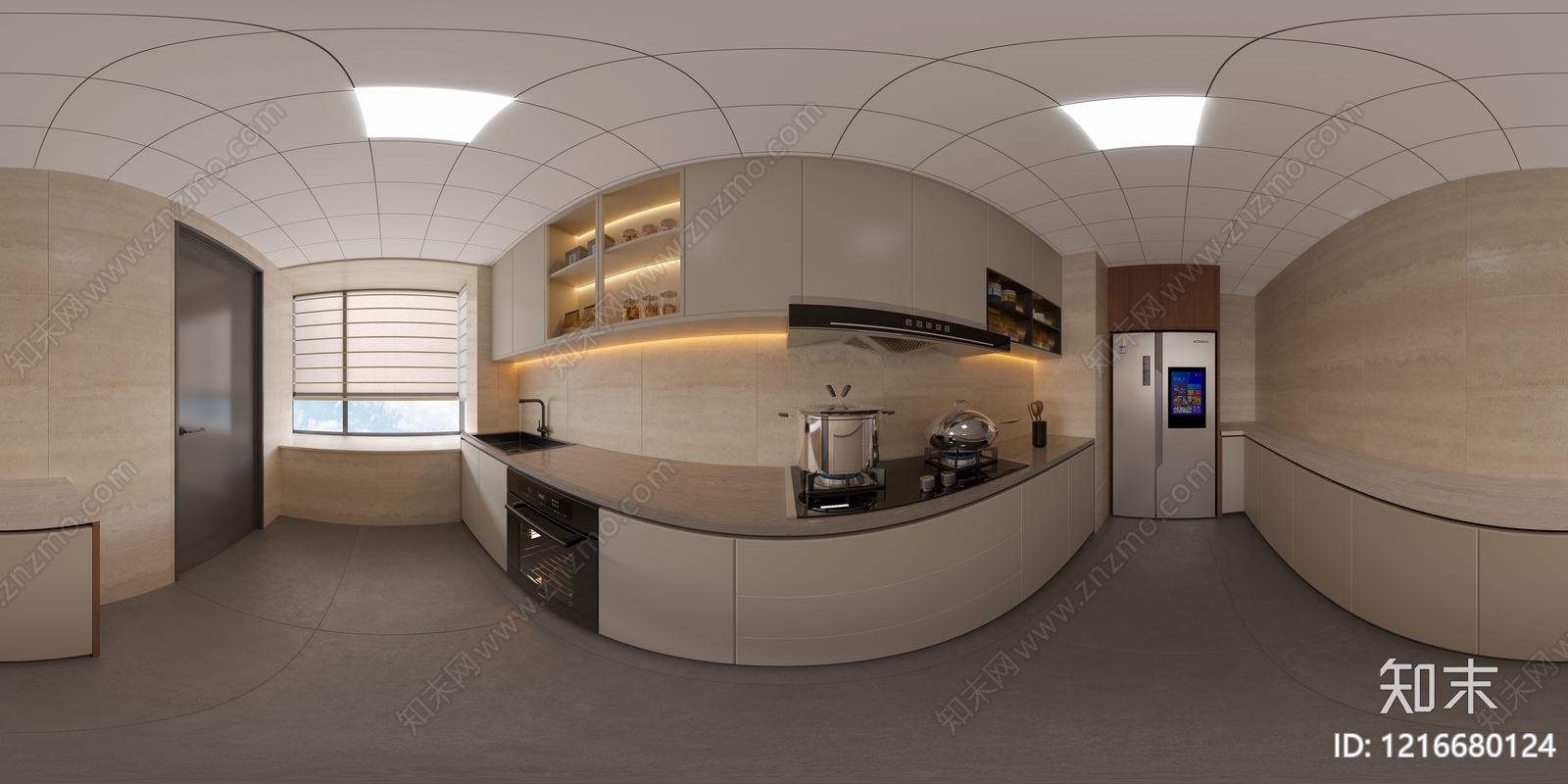 奶油风家居客厅3D模型下载【ID:1216680124】