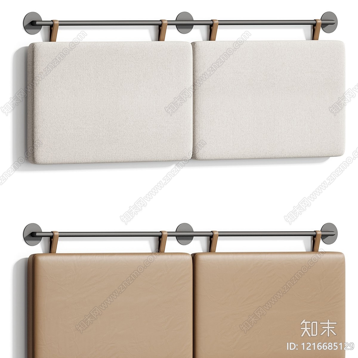 极简床头背景墙3D模型下载【ID:1216685129】
