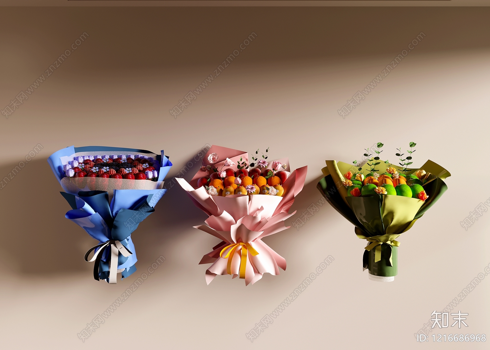 现代花艺SU模型下载【ID:1216686968】