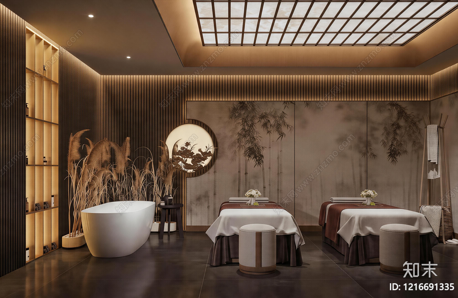 新中式其它内景贴图下载【ID:1216691335】