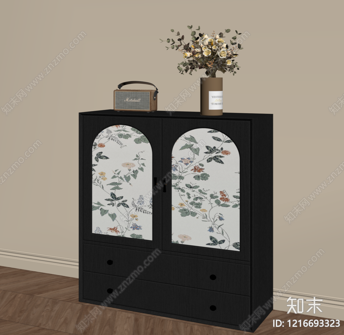 中古风餐边柜SU模型下载【ID:1216693323】