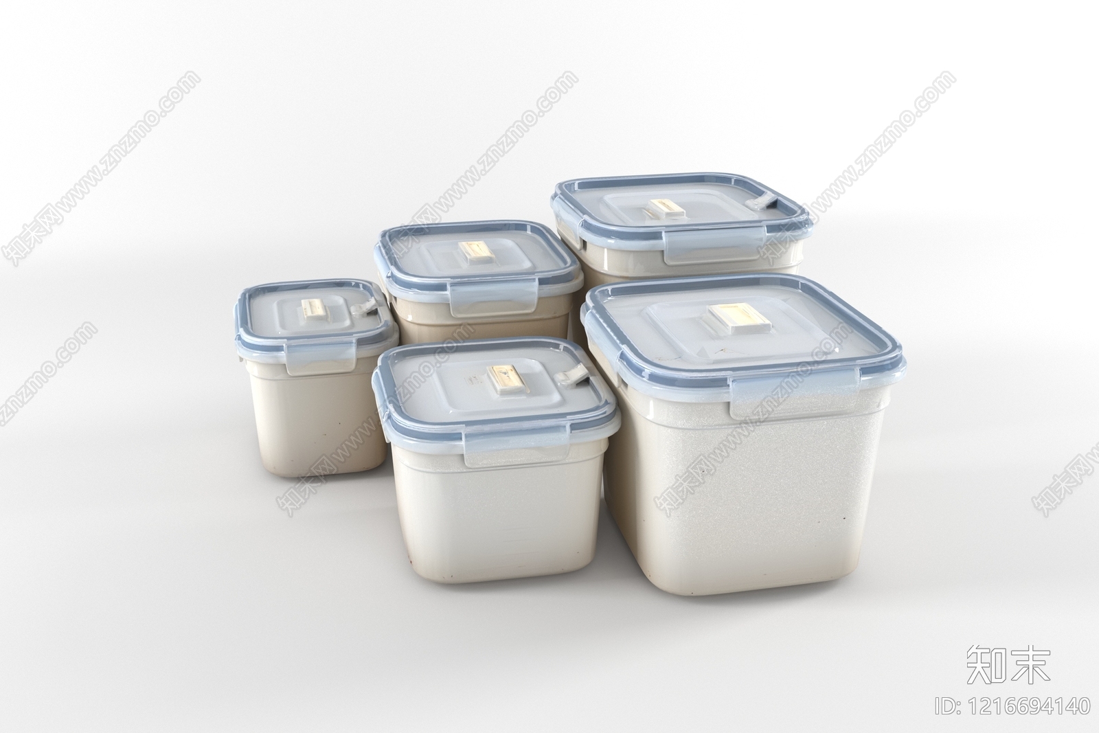 现代简约厨房用品3D模型下载【ID:1216694140】