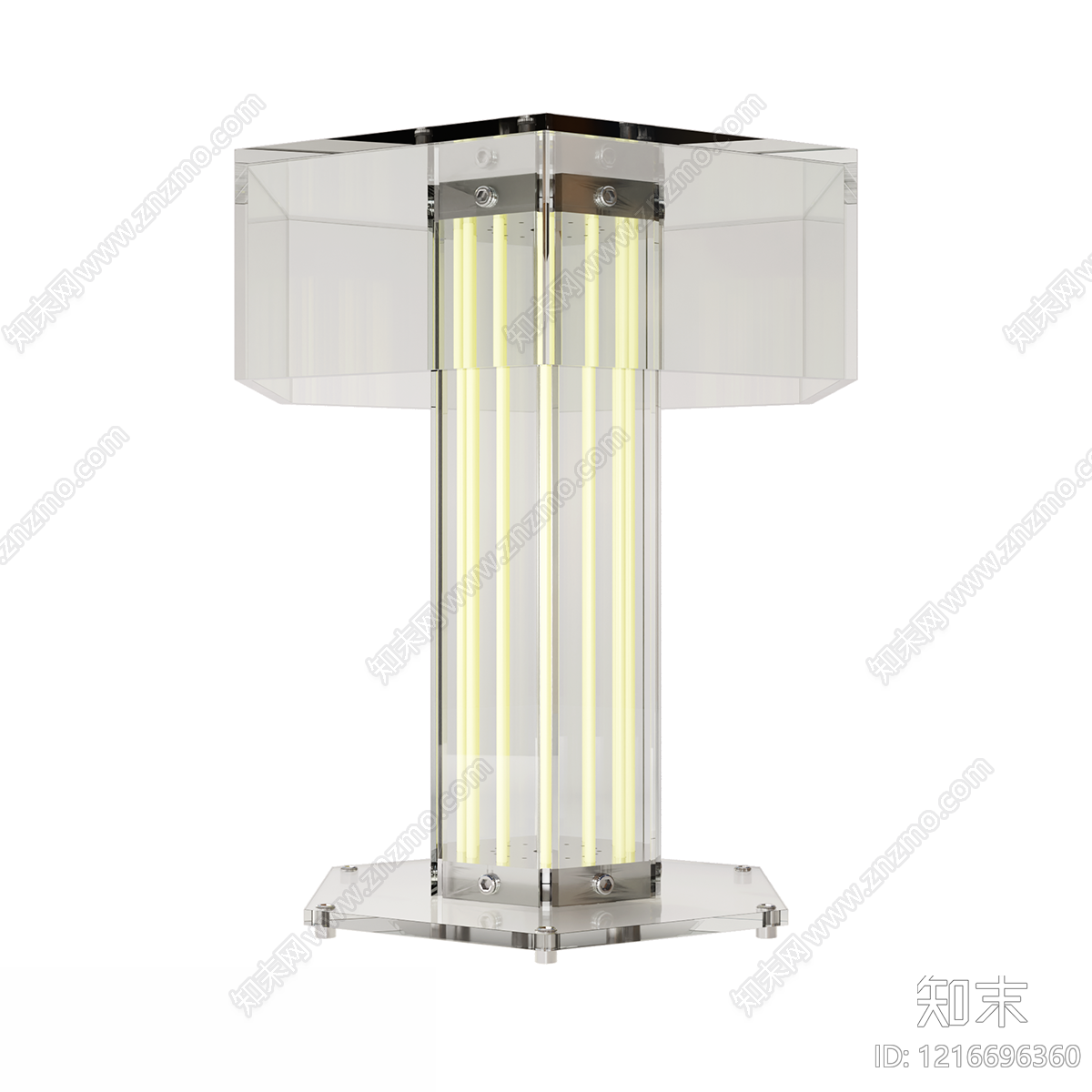 极简台灯3D模型下载【ID:1216696360】