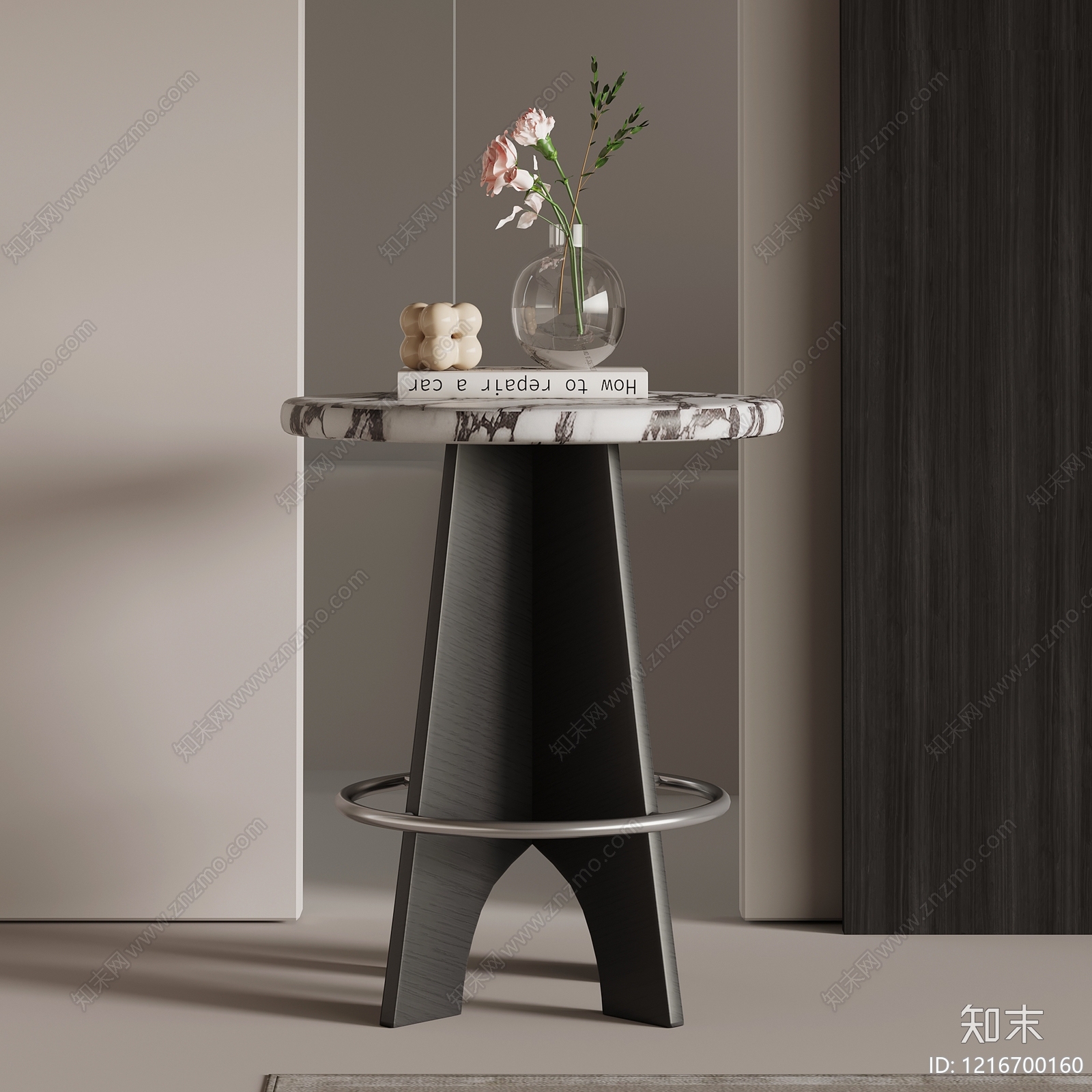 现代简约边几3D模型下载【ID:1216700160】