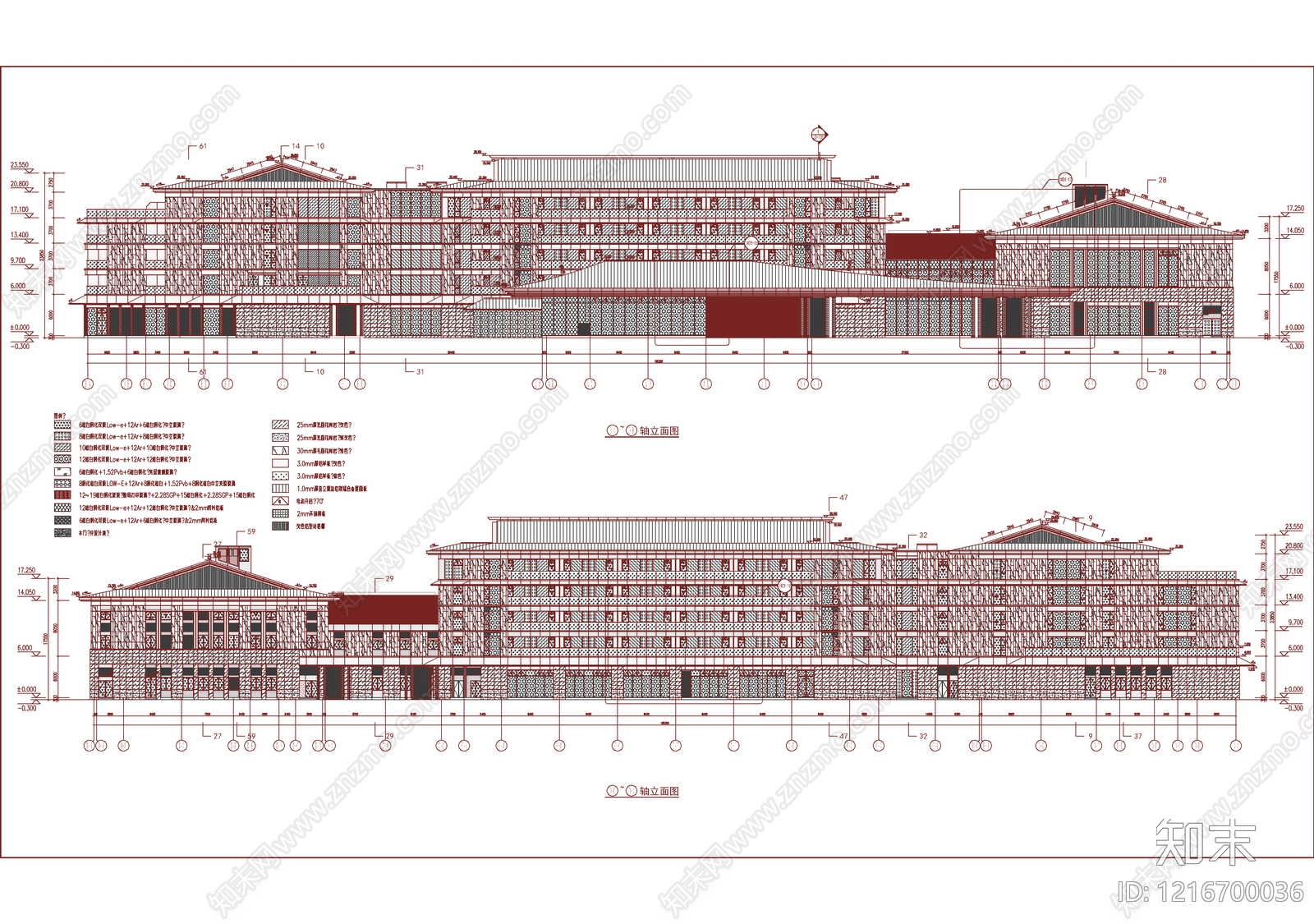 幕墙结构施工图下载【ID:1216700036】