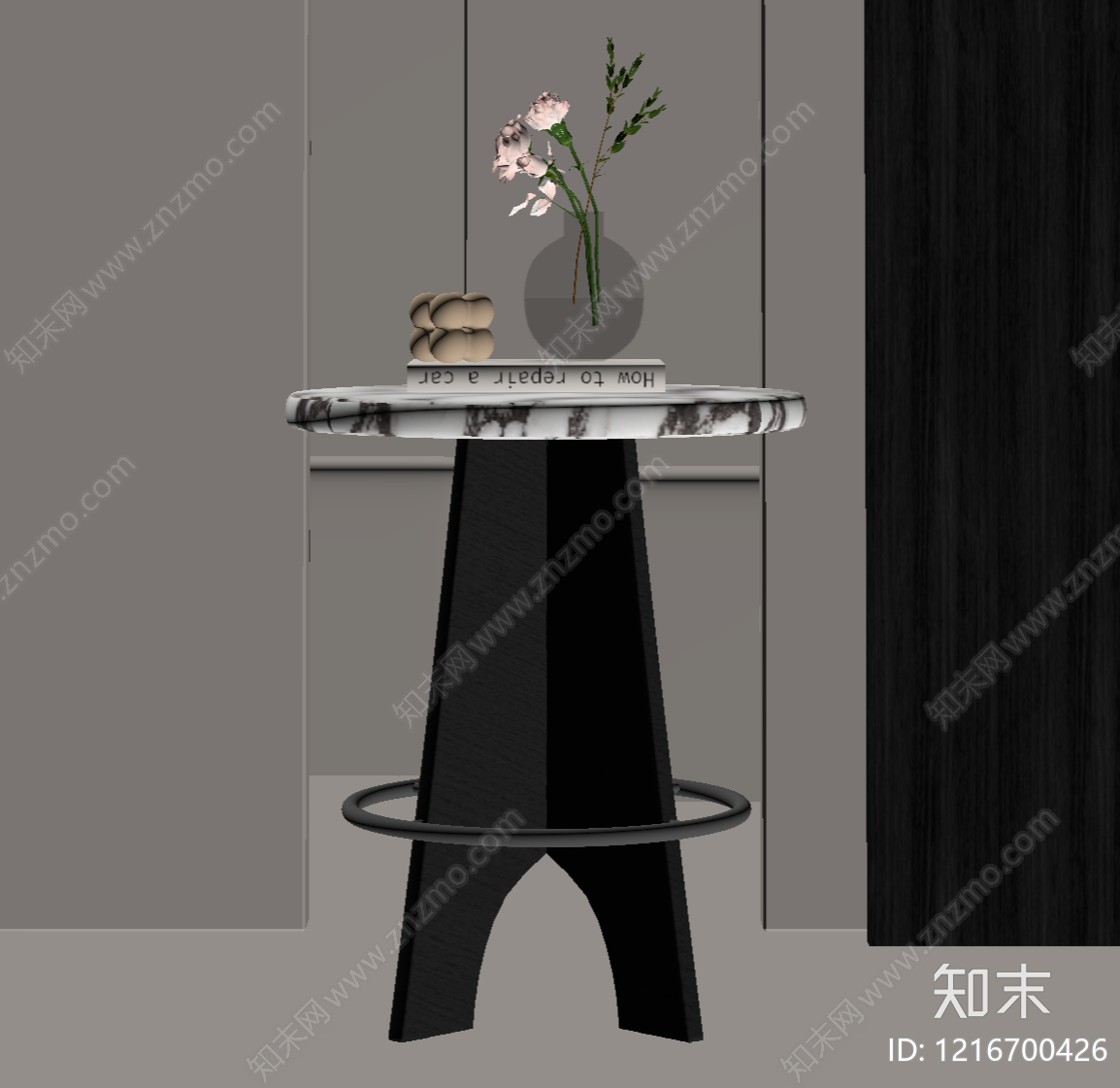 现代简约边几SU模型下载【ID:1216700426】