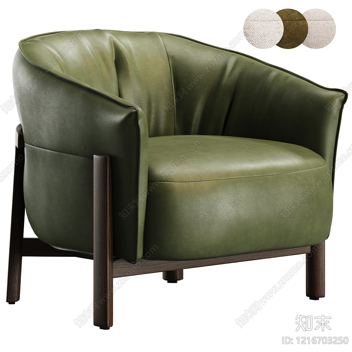 现代简约单人沙发3D模型下载【ID:1216703250】
