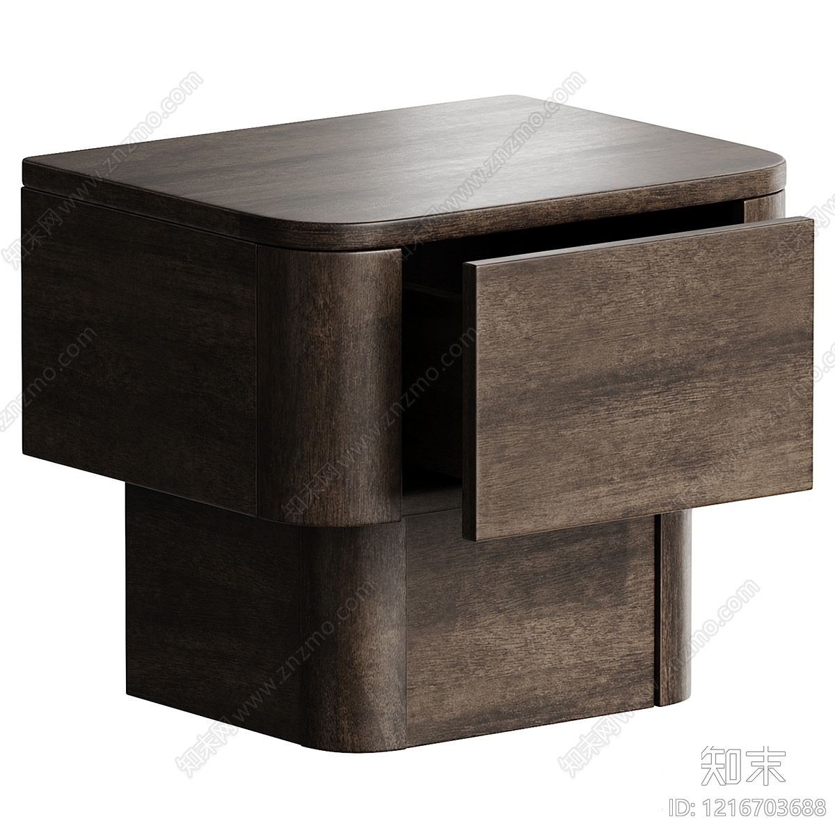 意式极简床头柜3D模型下载【ID:1216703688】