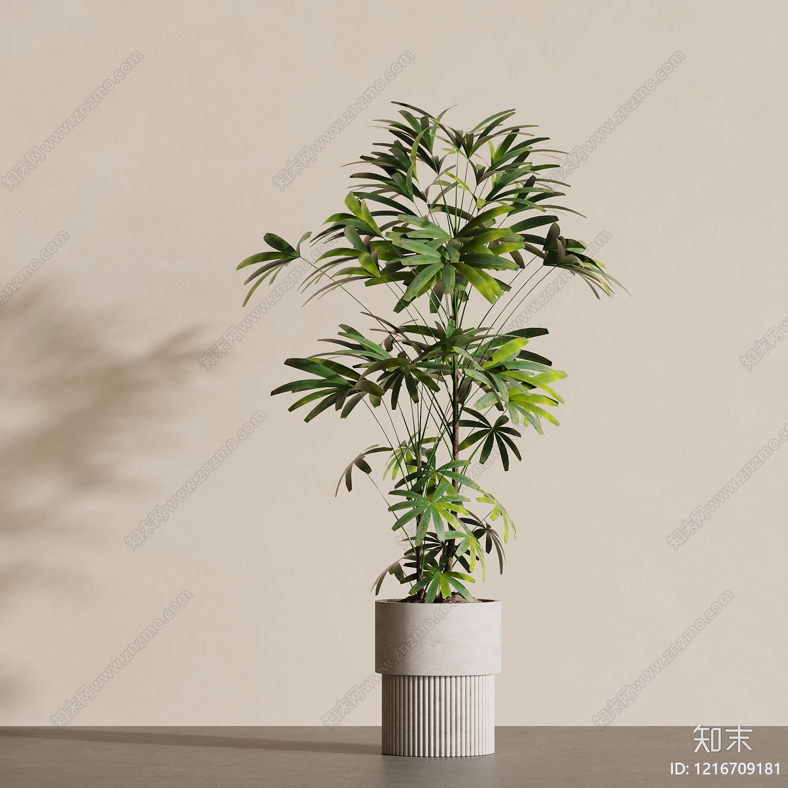 奶油风草本植物SU模型下载【ID:1216709181】