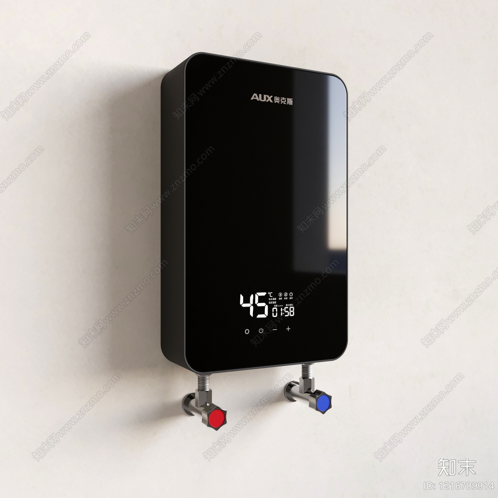 极简热水器3D模型下载【ID:1216709914】