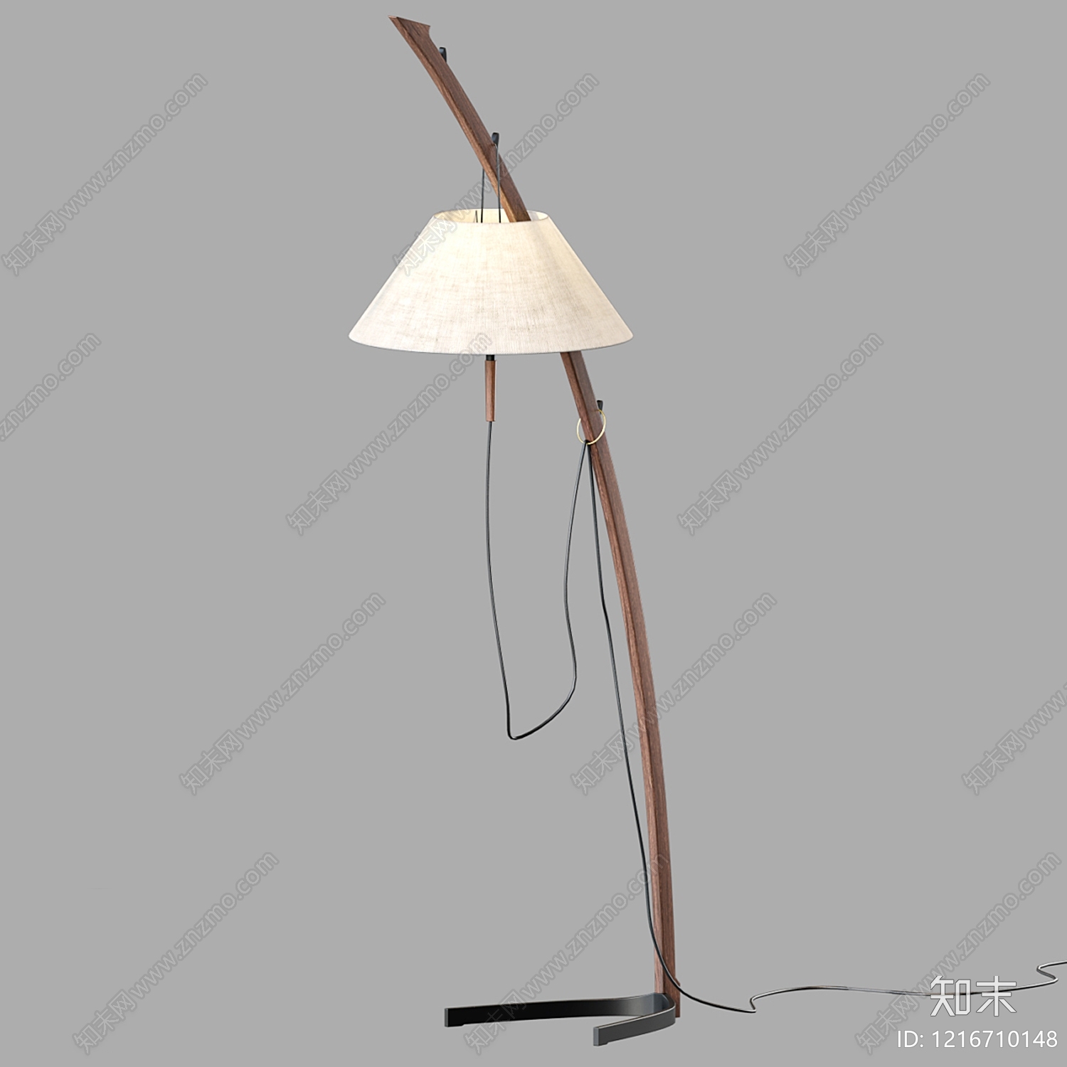 中古风落地灯3D模型下载【ID:1216710148】