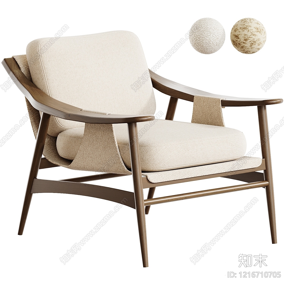 中古风休闲椅3D模型下载【ID:1216710705】