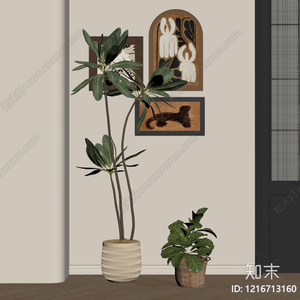盆栽SU模型下载【ID:1216713160】