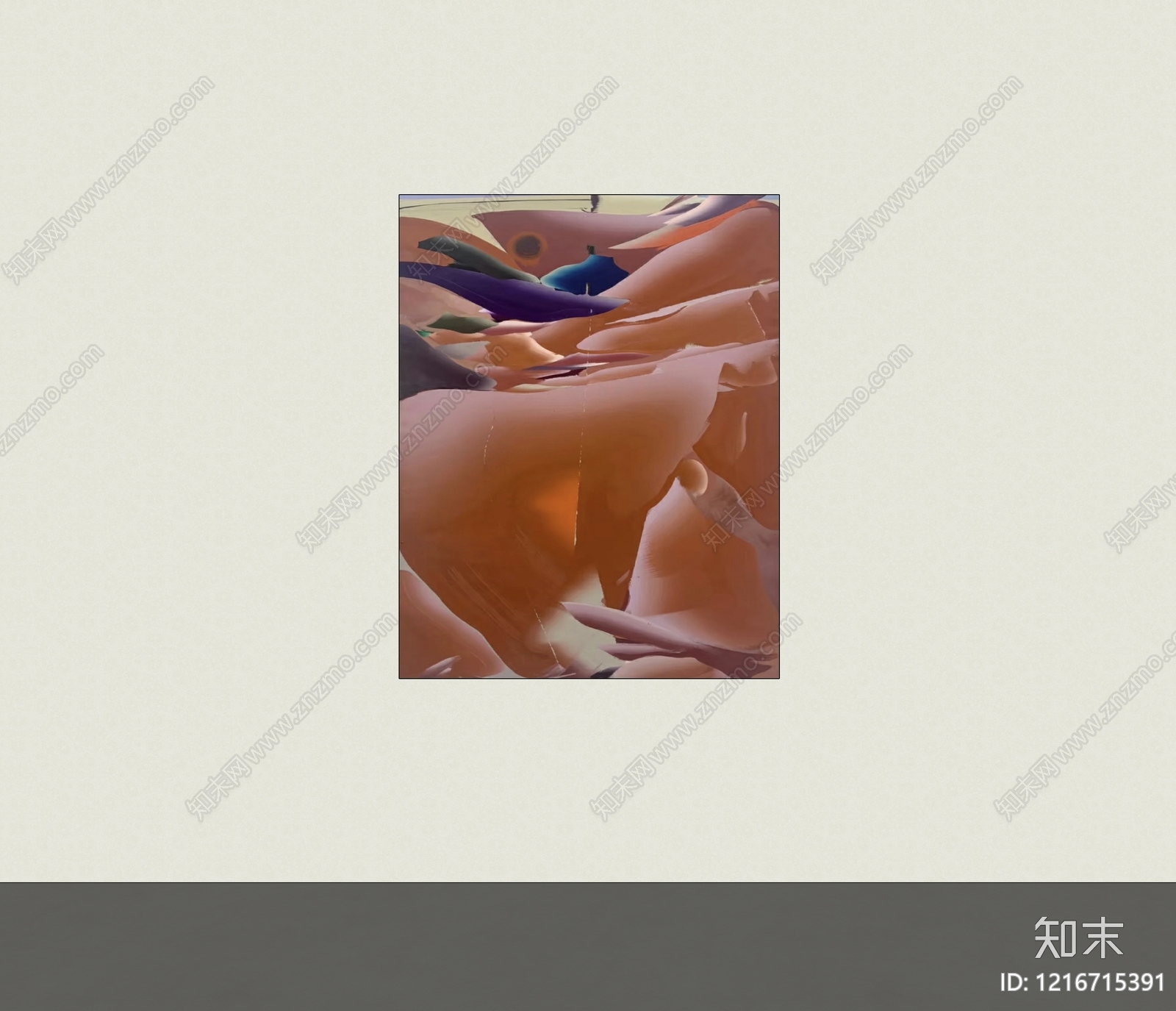 极简挂画SU模型下载【ID:1216715391】