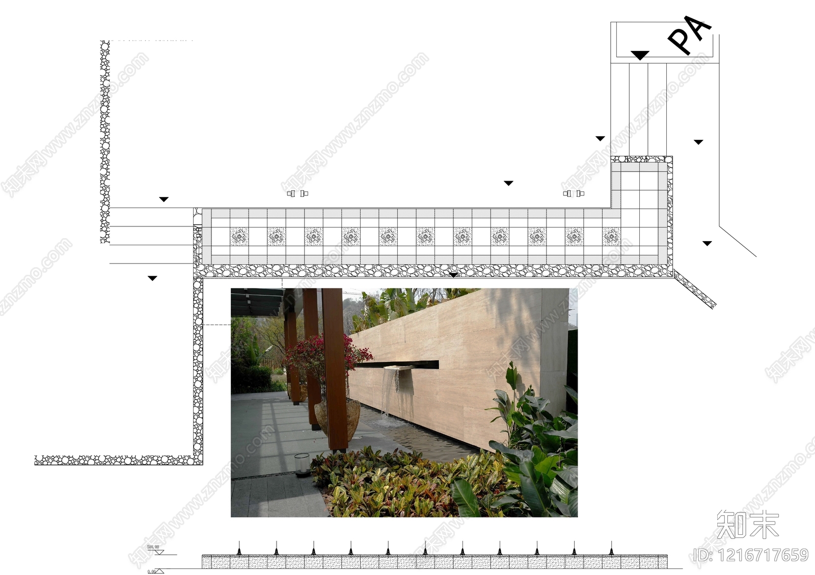 水景节点详图施工图下载【ID:1216717659】