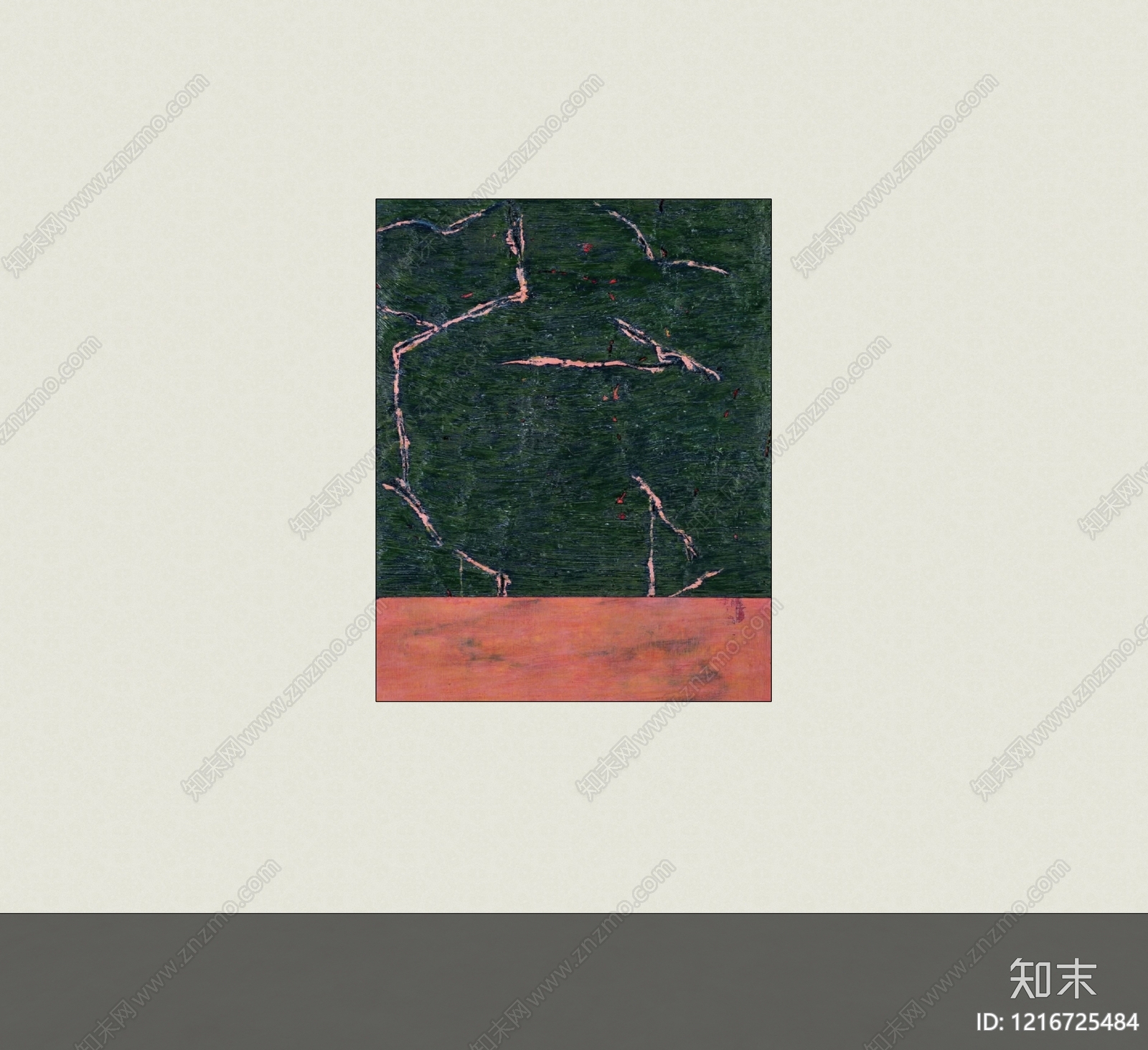 现代挂画SU模型下载【ID:1216725484】