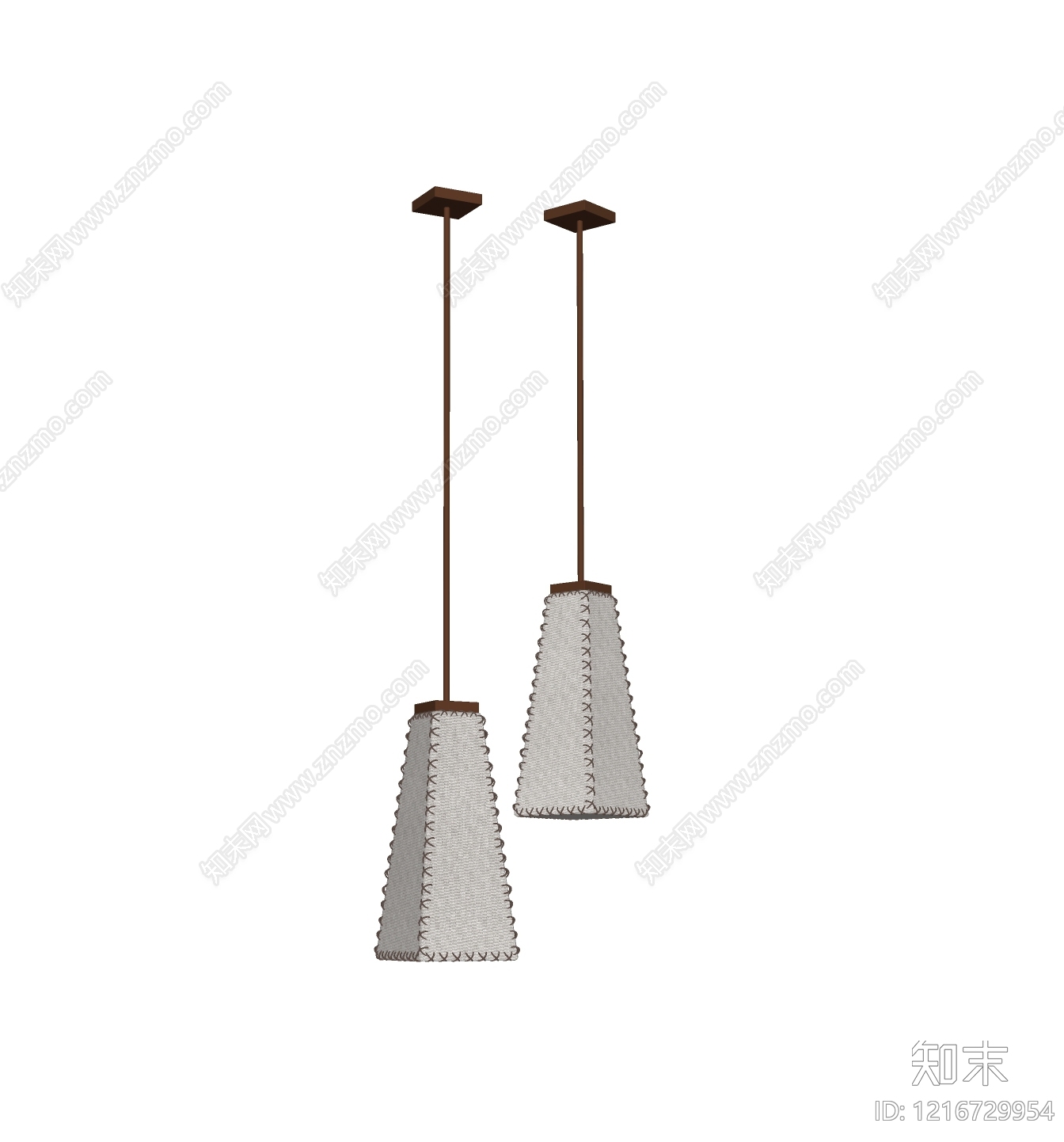 中古风吊灯SU模型下载【ID:1216729954】