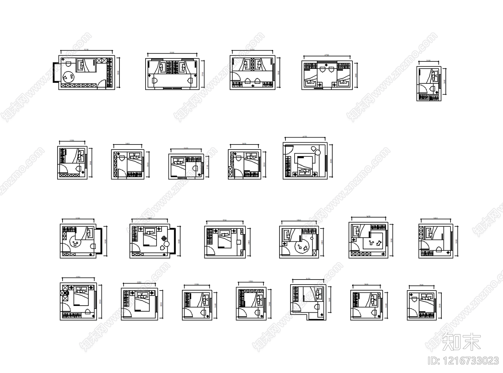 现代简约其他图库施工图下载【ID:1216733023】