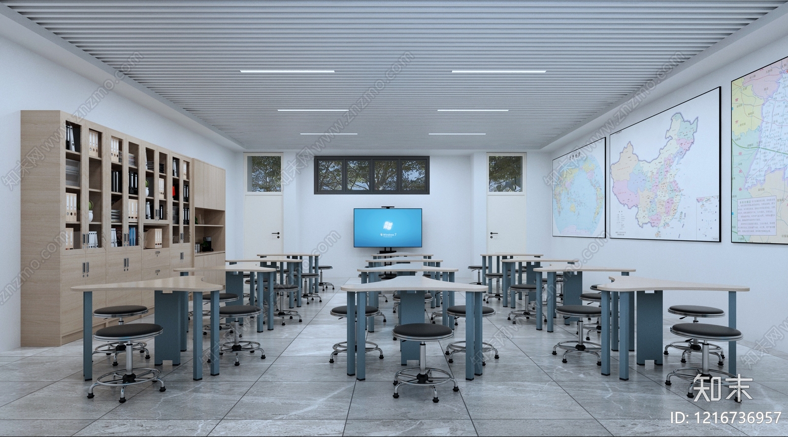 现代简约其他办公空间3D模型下载【ID:1216736957】
