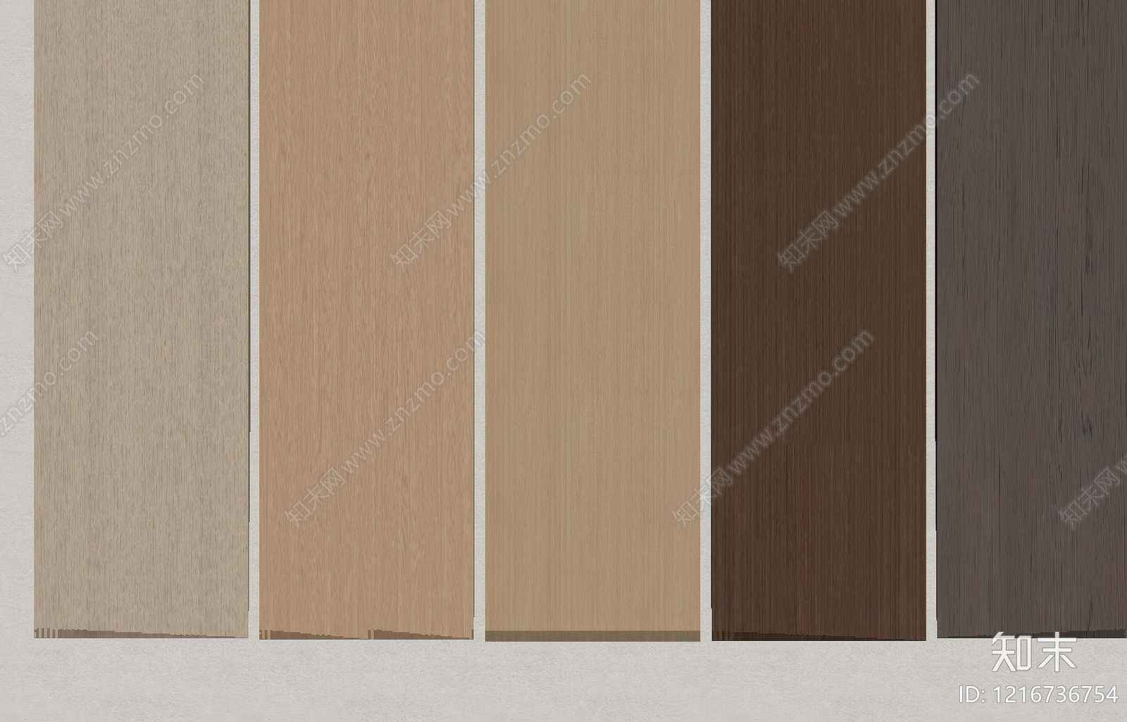 原木风护墙板SU模型下载【ID:1216736754】