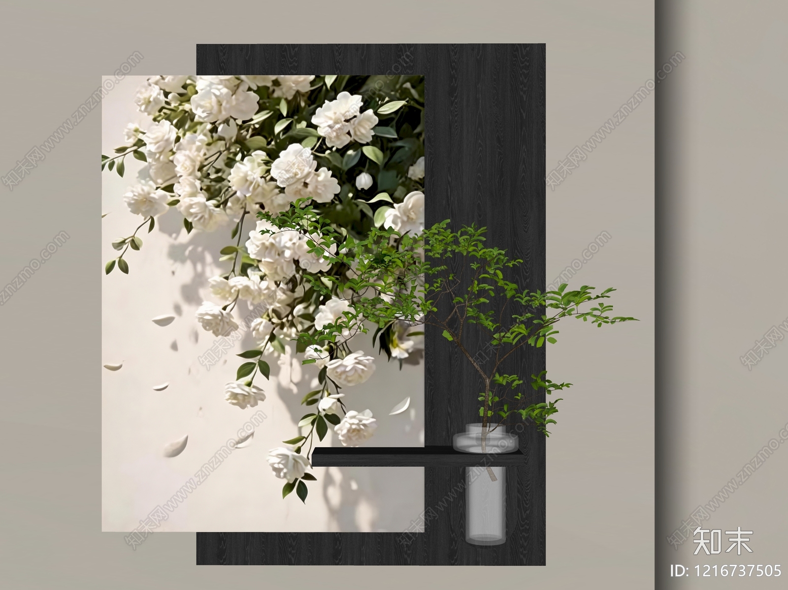 现代挂画SU模型下载【ID:1216737505】
