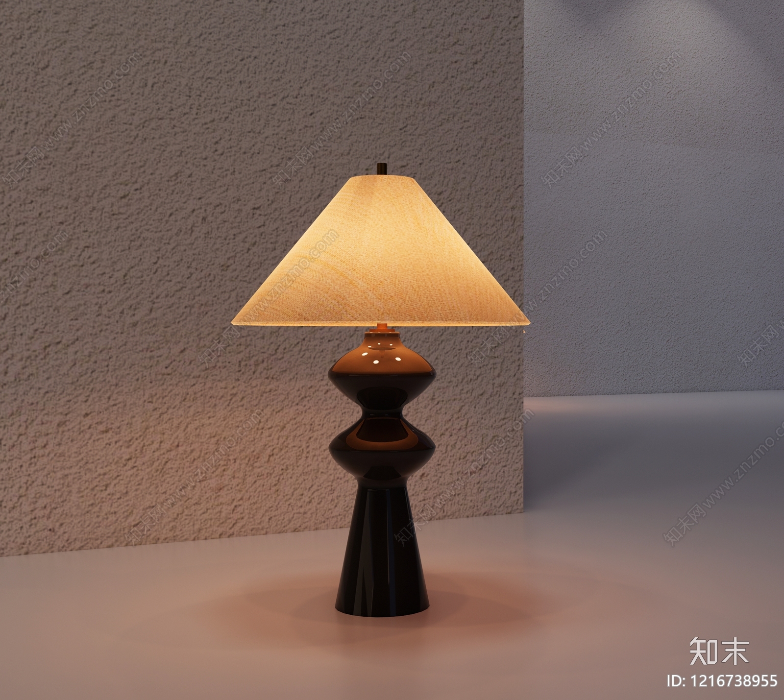 现代简约台灯3D模型下载【ID:1216738955】