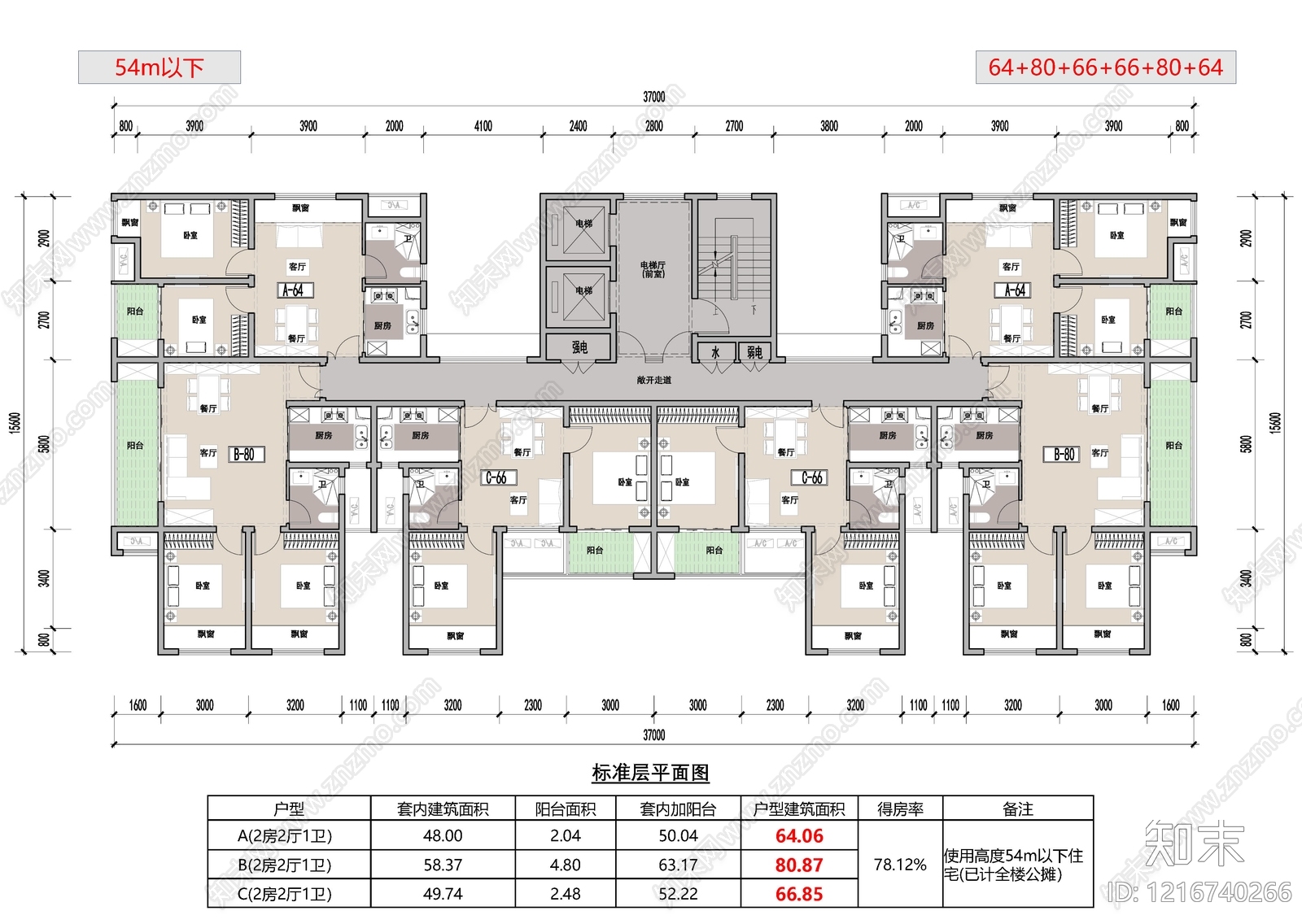 两居施工图下载【ID:1216740266】