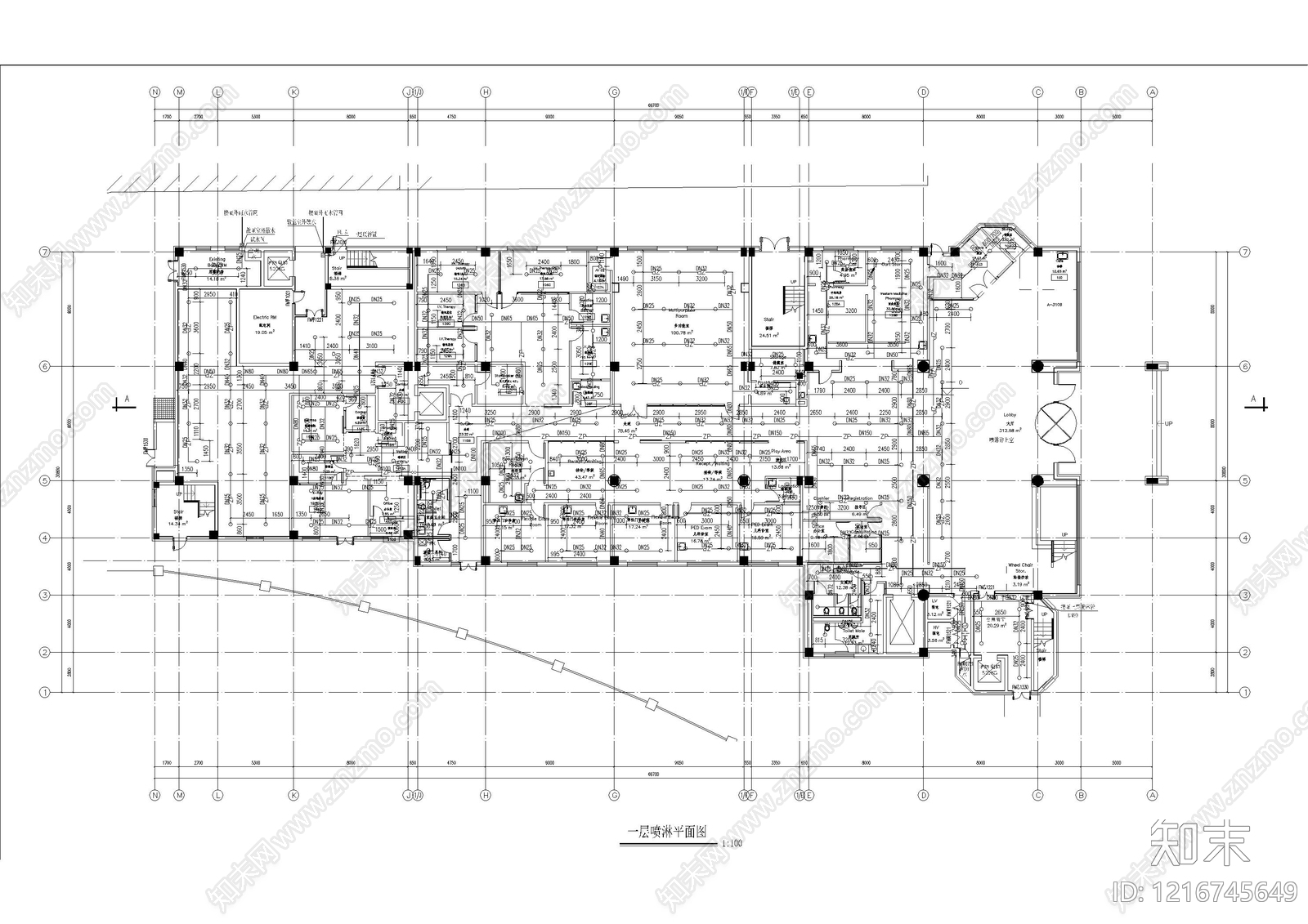 消防设备布置施工图下载【ID:1216745649】