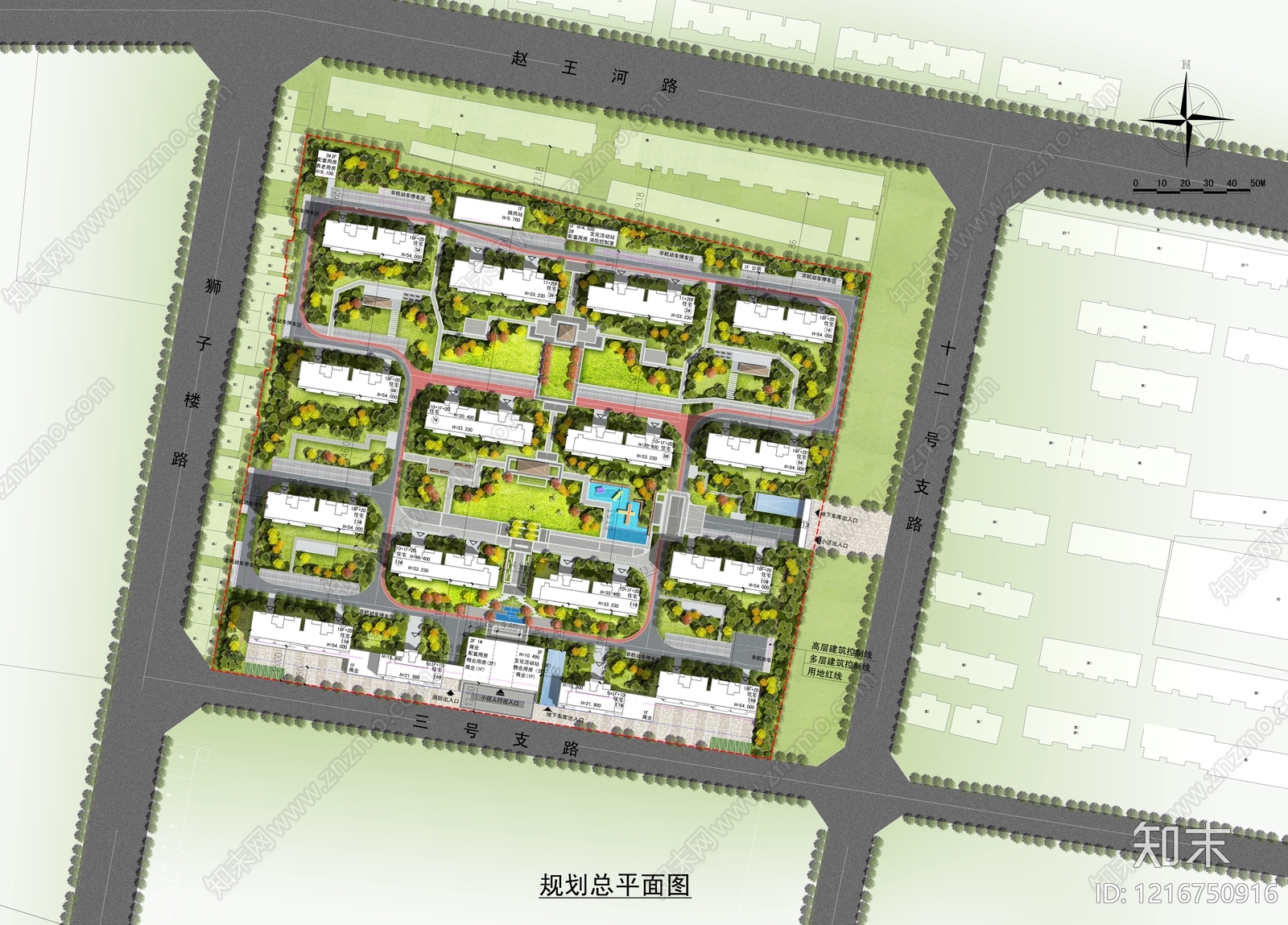 新中式住宅楼建筑施工图下载【ID:1216750916】