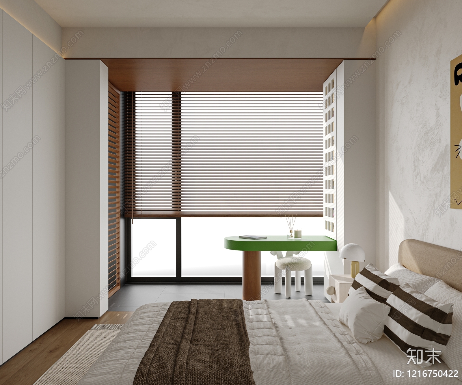 现代简约通用儿童房3D模型下载【ID:1216750422】
