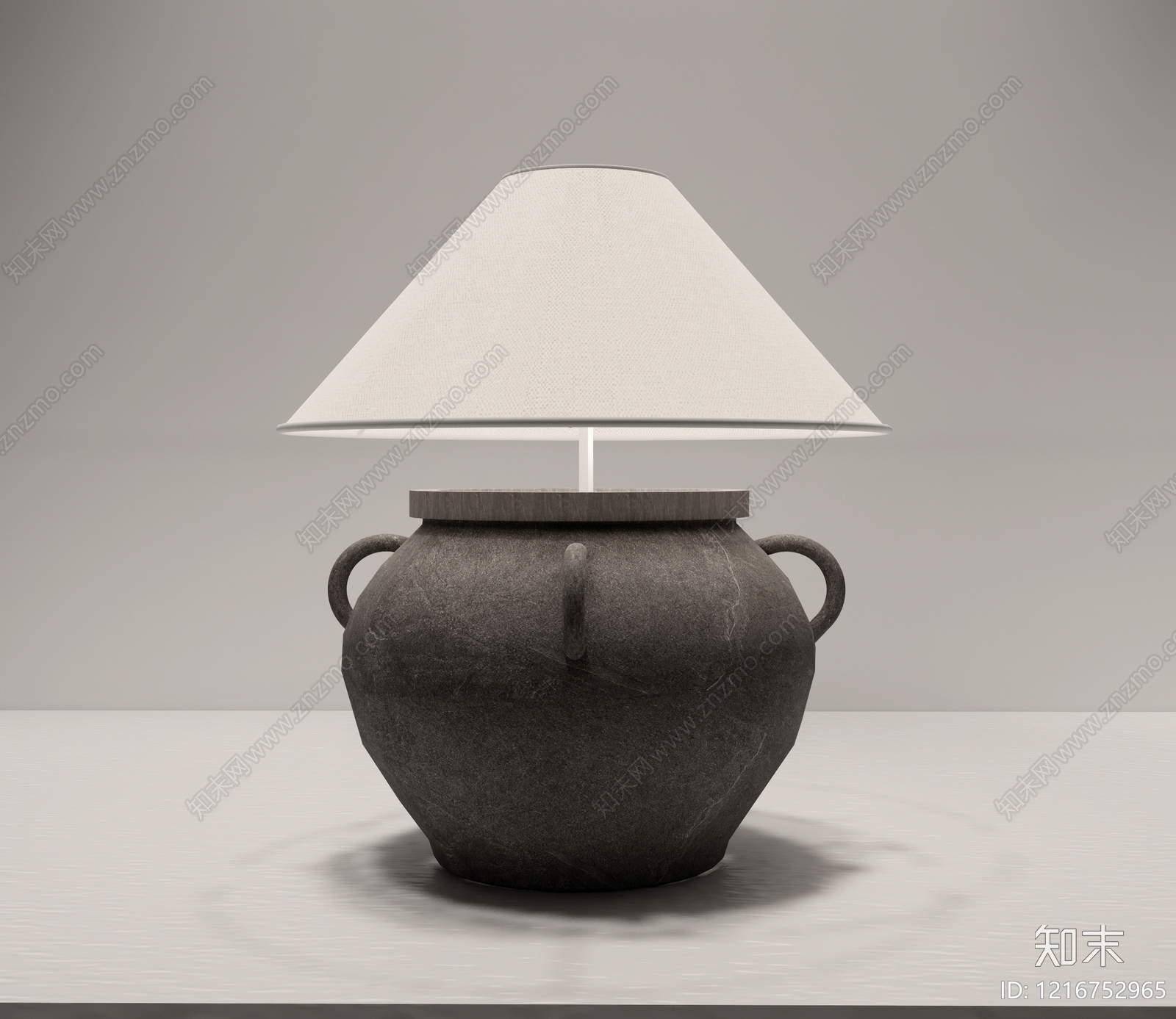 侘寂台灯3D模型下载【ID:1216752965】
