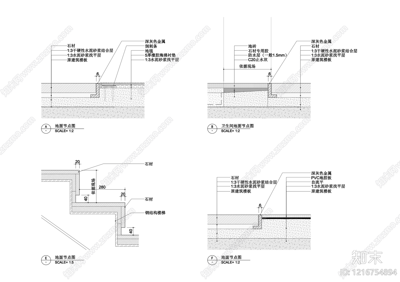 地面综合节点施工图下载【ID:1216754894】