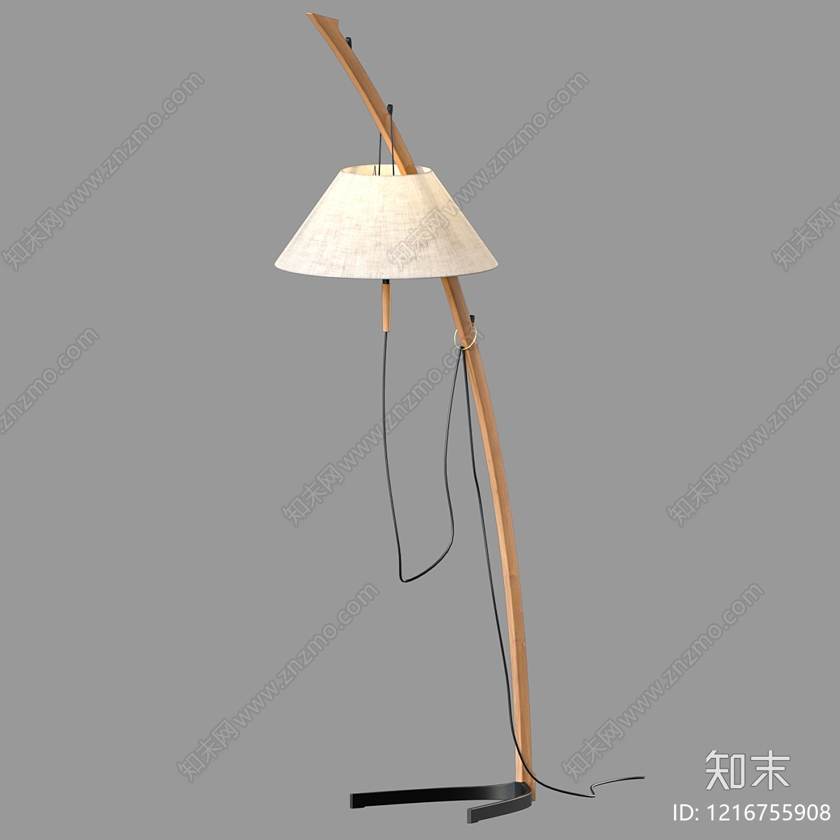 日式落地灯3D模型下载【ID:1216755908】