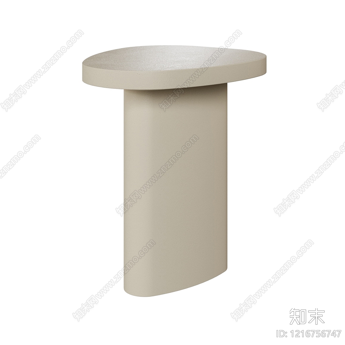 奶油风茶几3D模型下载【ID:1216756747】