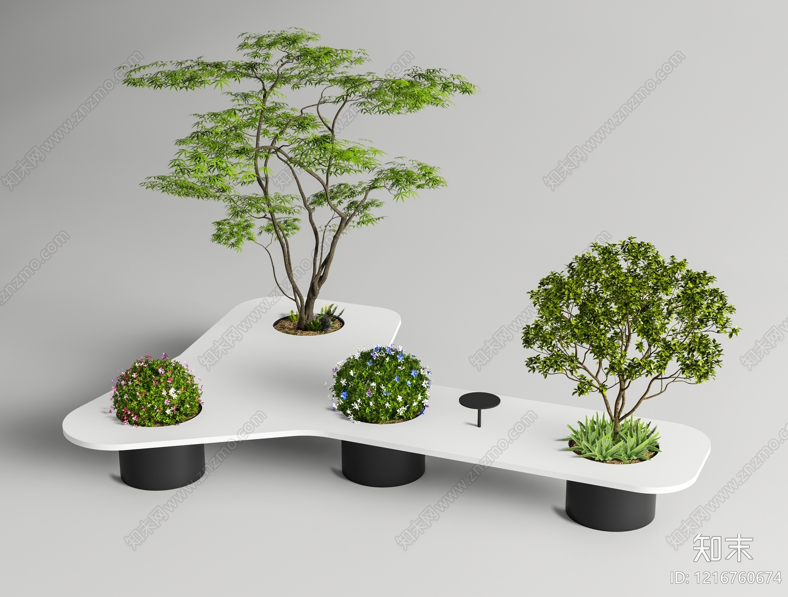 现代景观座椅SU模型下载【ID:1216760674】