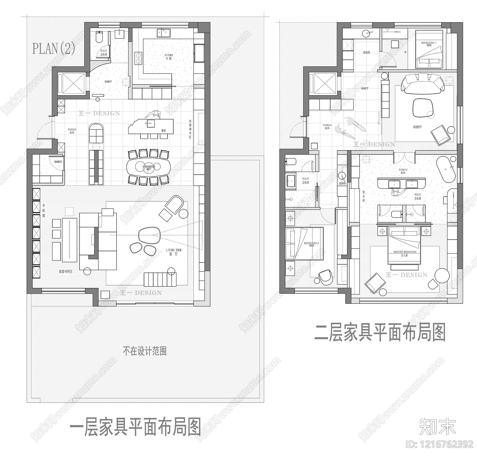 别墅cad施工图下载【ID:1216762392】