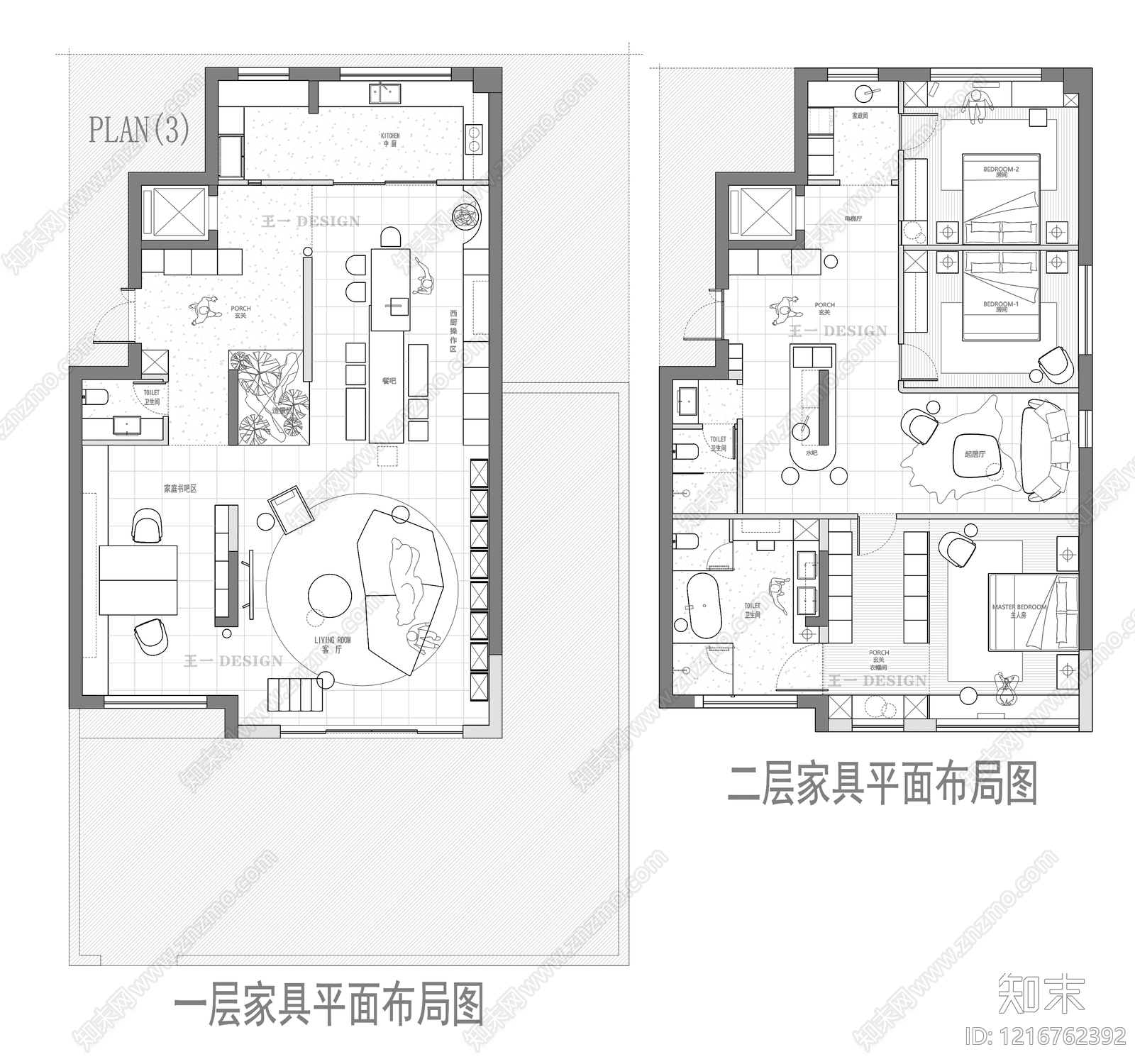 别墅cad施工图下载【ID:1216762392】