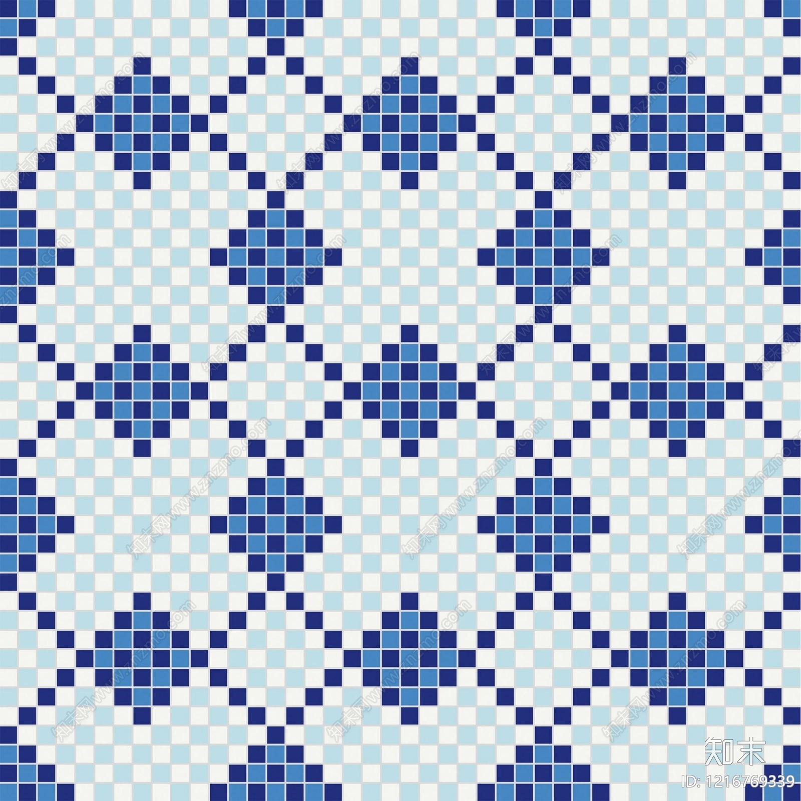 蓝色马赛克贴图下载【ID:1216769339】