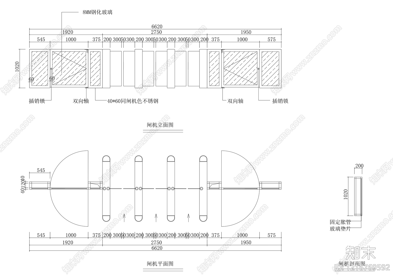 现代门施工图下载【ID:1216769592】