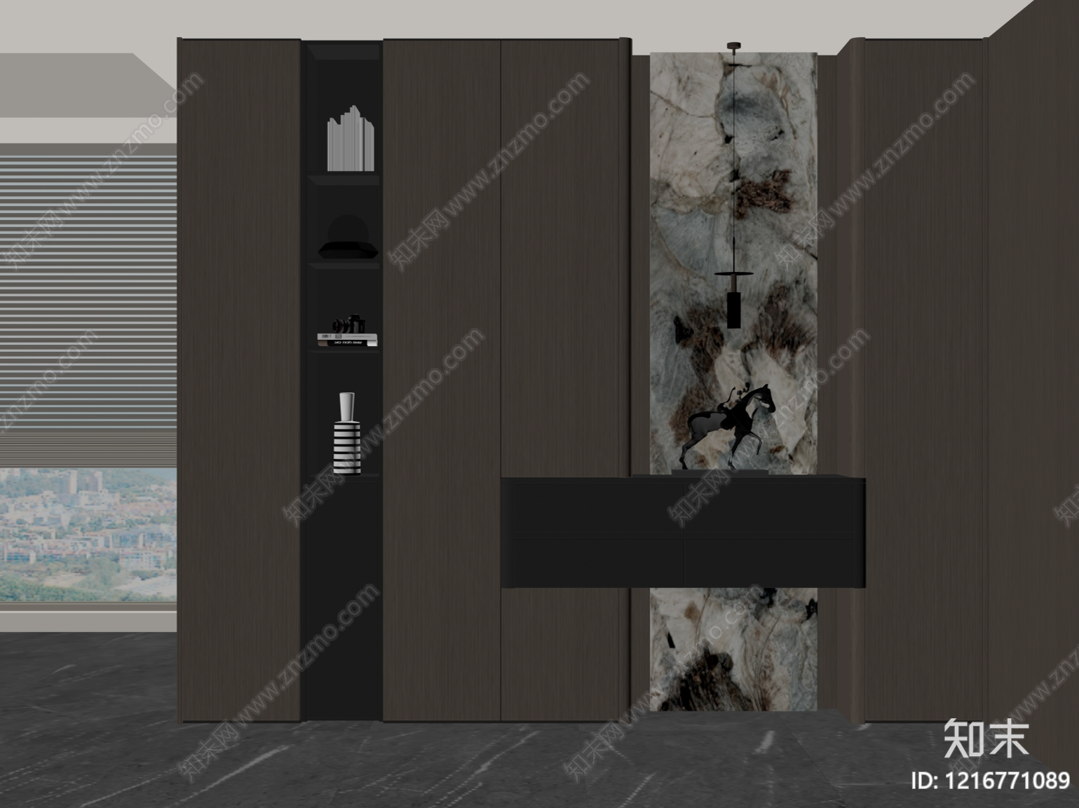 现代简约玄关SU模型下载【ID:1216771089】