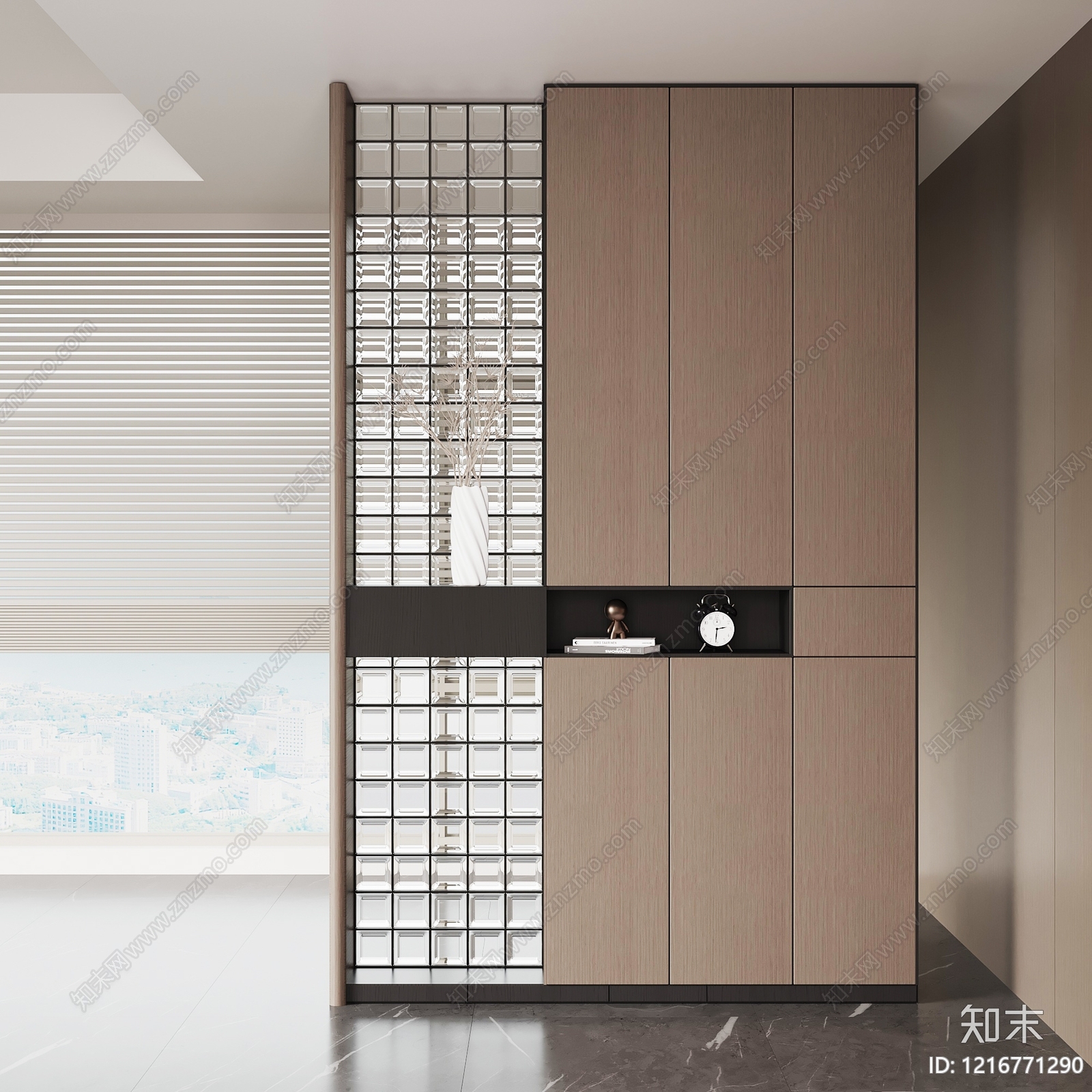现代简约玄关3D模型下载【ID:1216771290】