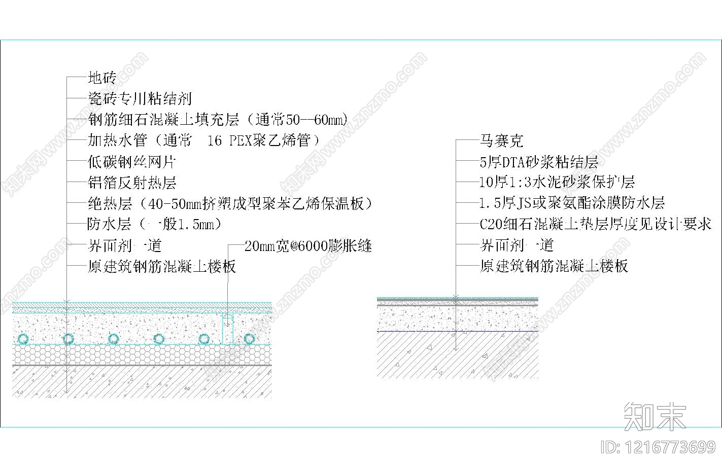 地面综合节点CAD图纸