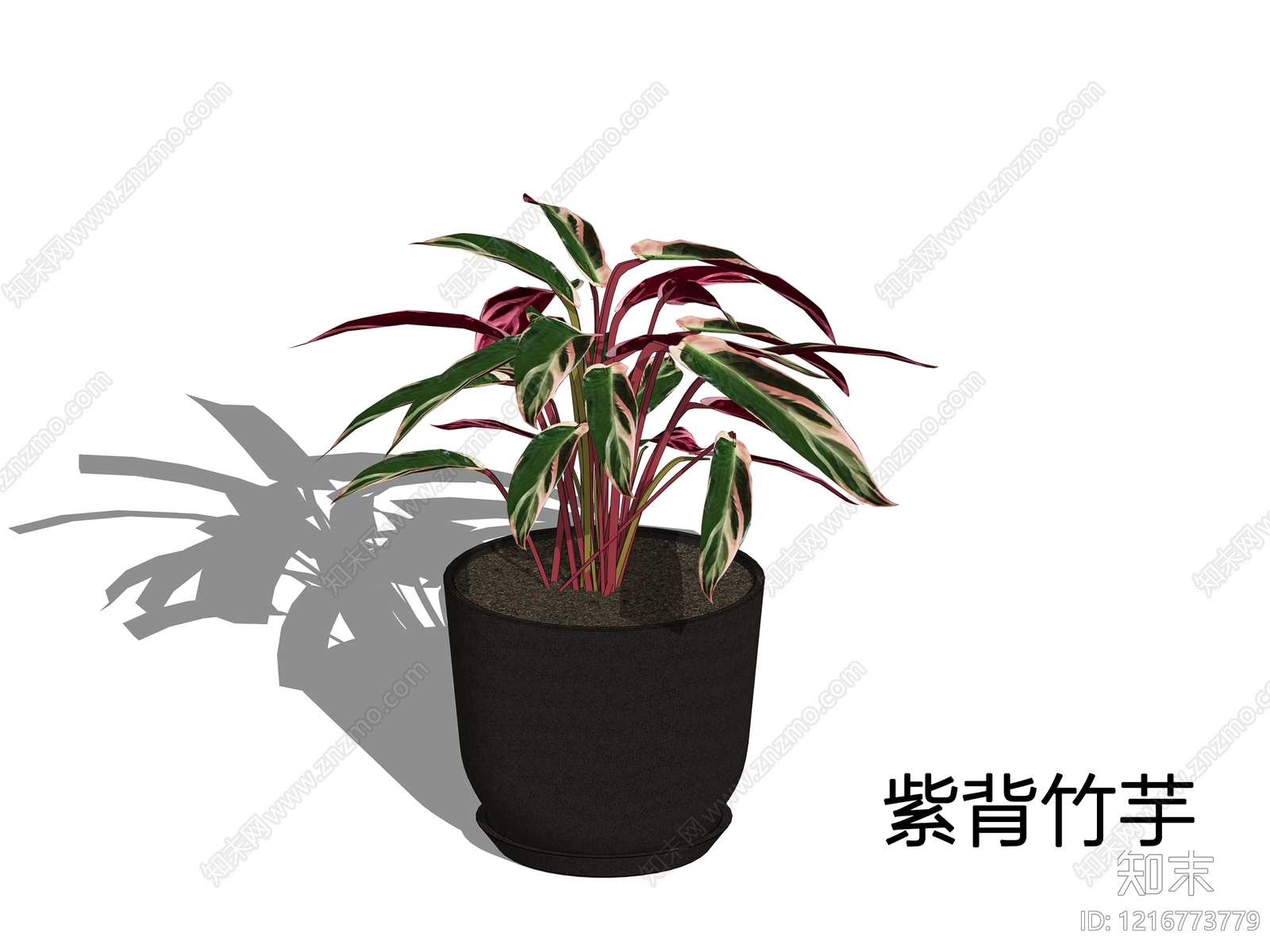 现代简约盆栽SU模型下载【ID:1216773779】