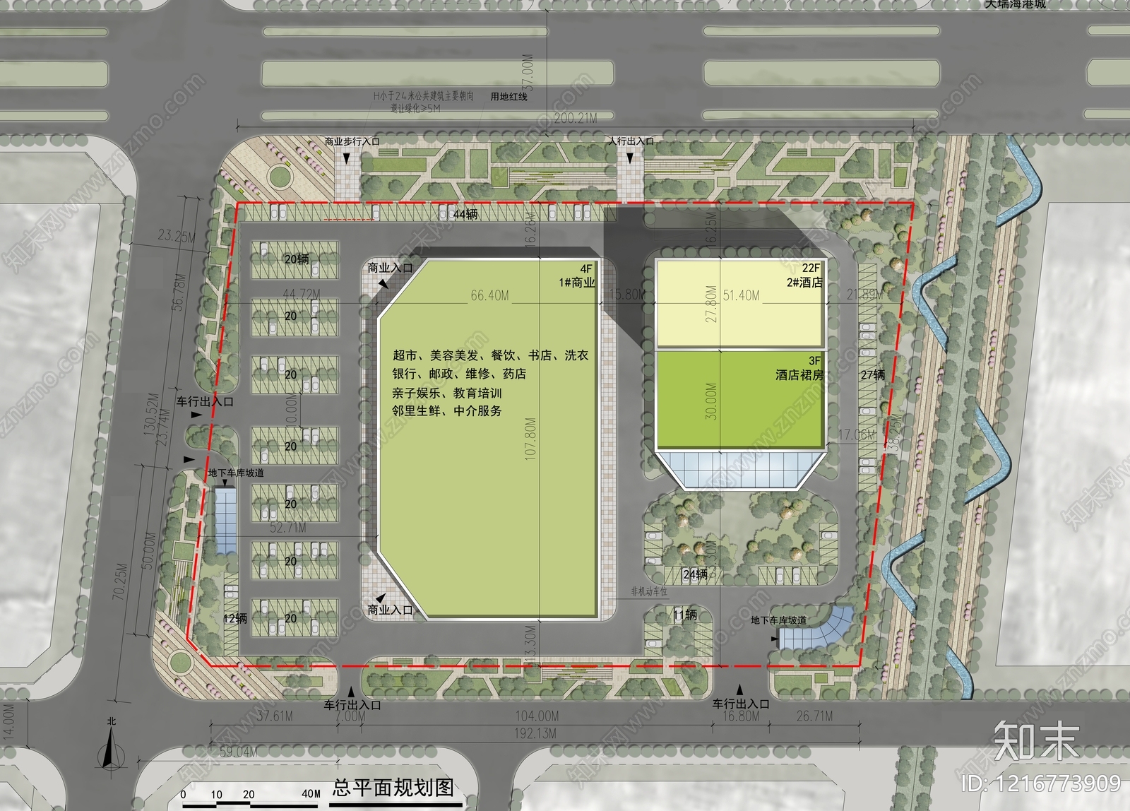 社区商业中心施工图下载【ID:1216773909】