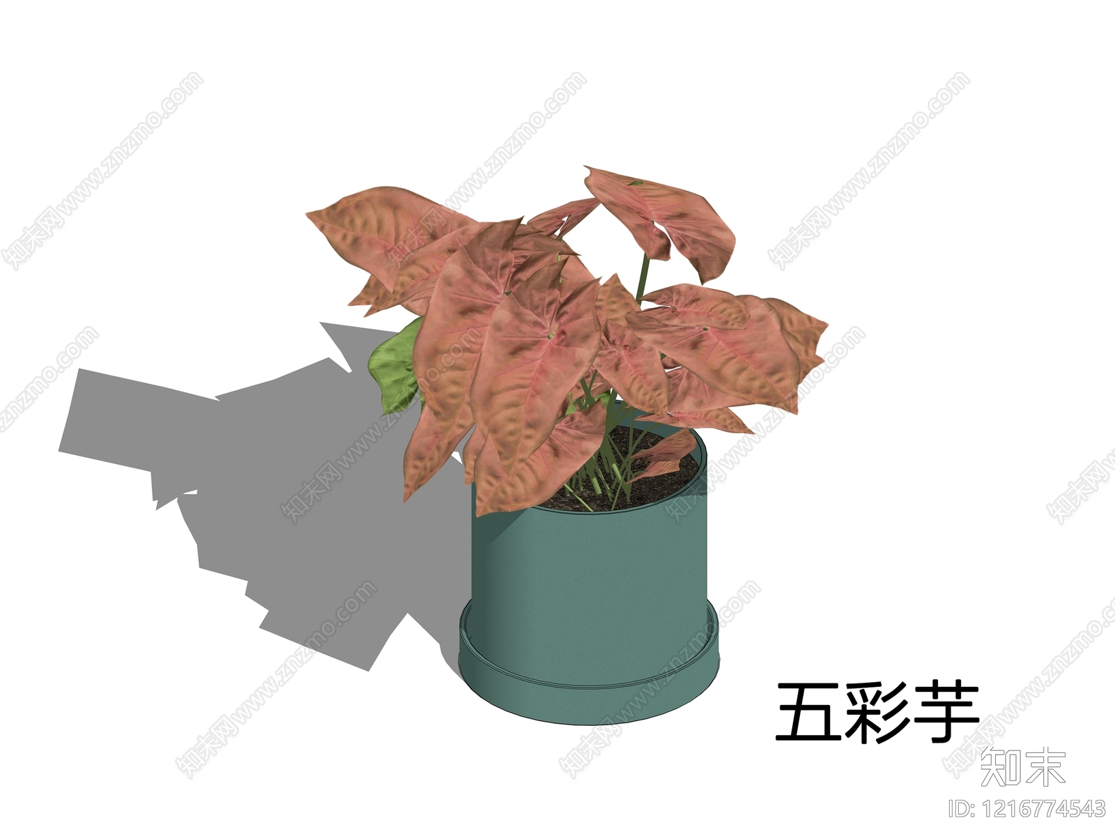 现代简约盆栽SU模型下载【ID:1216774543】