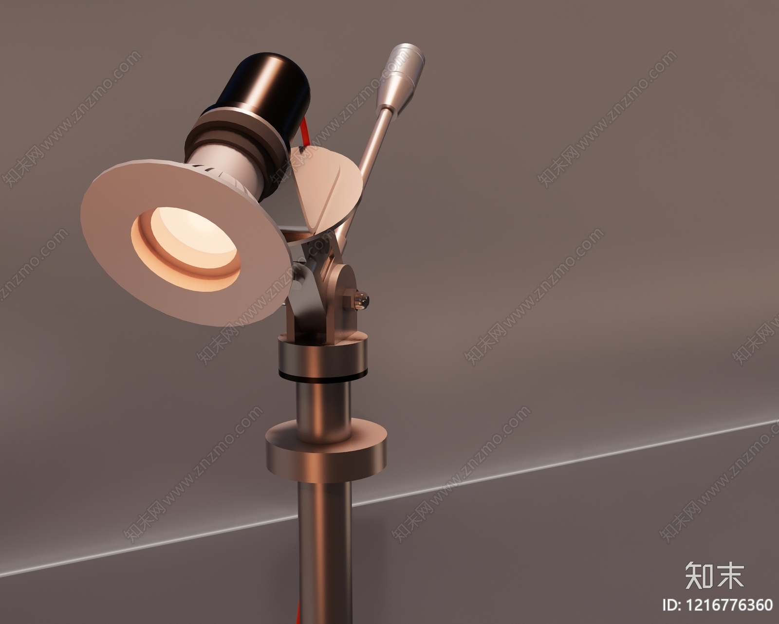 极简落地灯3D模型下载【ID:1216776360】